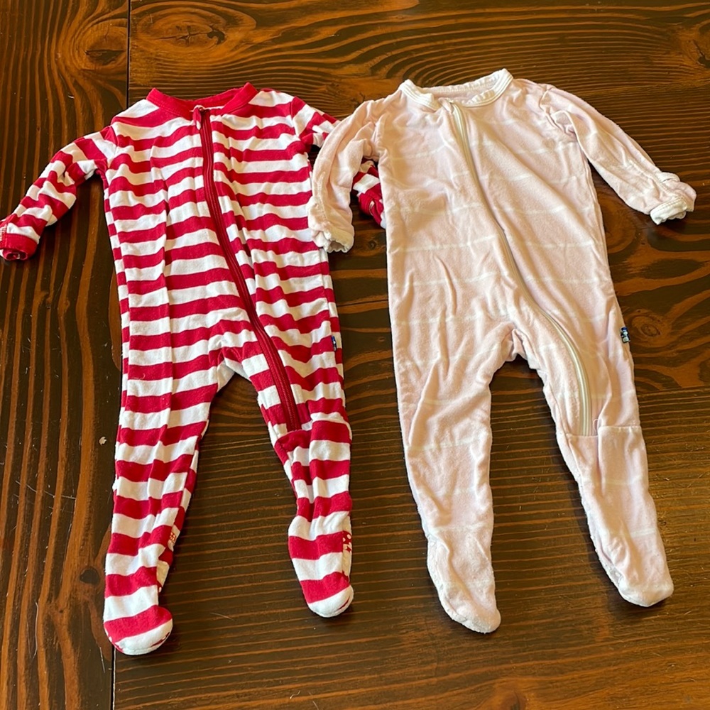 Kickee Pants Pajamas with Zippers